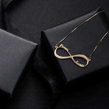 Load image into Gallery viewer, Infinity Couple Name Necklace
