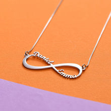 Load image into Gallery viewer, Infinity Couple Name Necklace