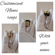 Load image into Gallery viewer, Adjustable Name Ring
