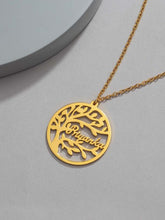 Load image into Gallery viewer, Name Necklace (Tree Design)
