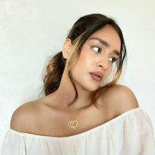 Load image into Gallery viewer, Double Name Heart Necklace (D-11)
