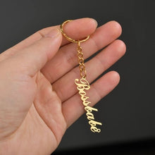 Load image into Gallery viewer, Cursive Name keychain
