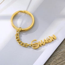 Load image into Gallery viewer, Cursive Name keychain
