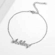 Load image into Gallery viewer, Classy Name Anklet
