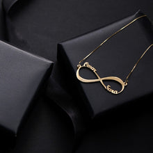 Load image into Gallery viewer, Infinity Couple Name Necklace
