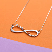 Load image into Gallery viewer, Infinity Couple Name Necklace
