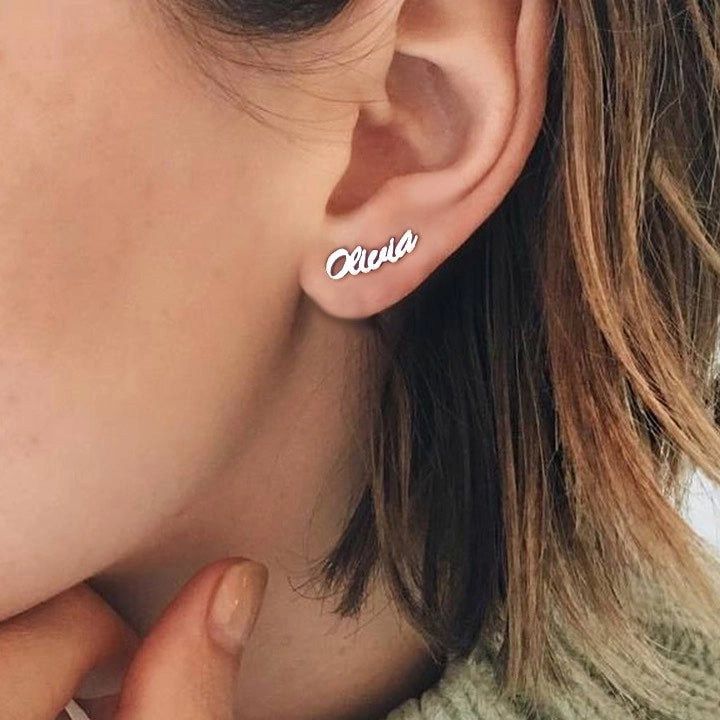 Name Earrings D2