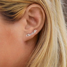 Load image into Gallery viewer, Name Earrings D2
