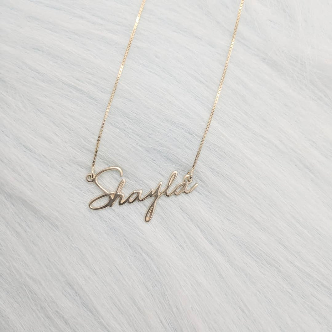 Signature-II Name Necklace